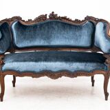 Antique sofa, France, late 19th century.