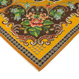 Handwoven vintage romanian yellow kilim 194 cm x 297 cm - 23432