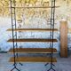 Wall system has 6 Scandinavian modular shelves