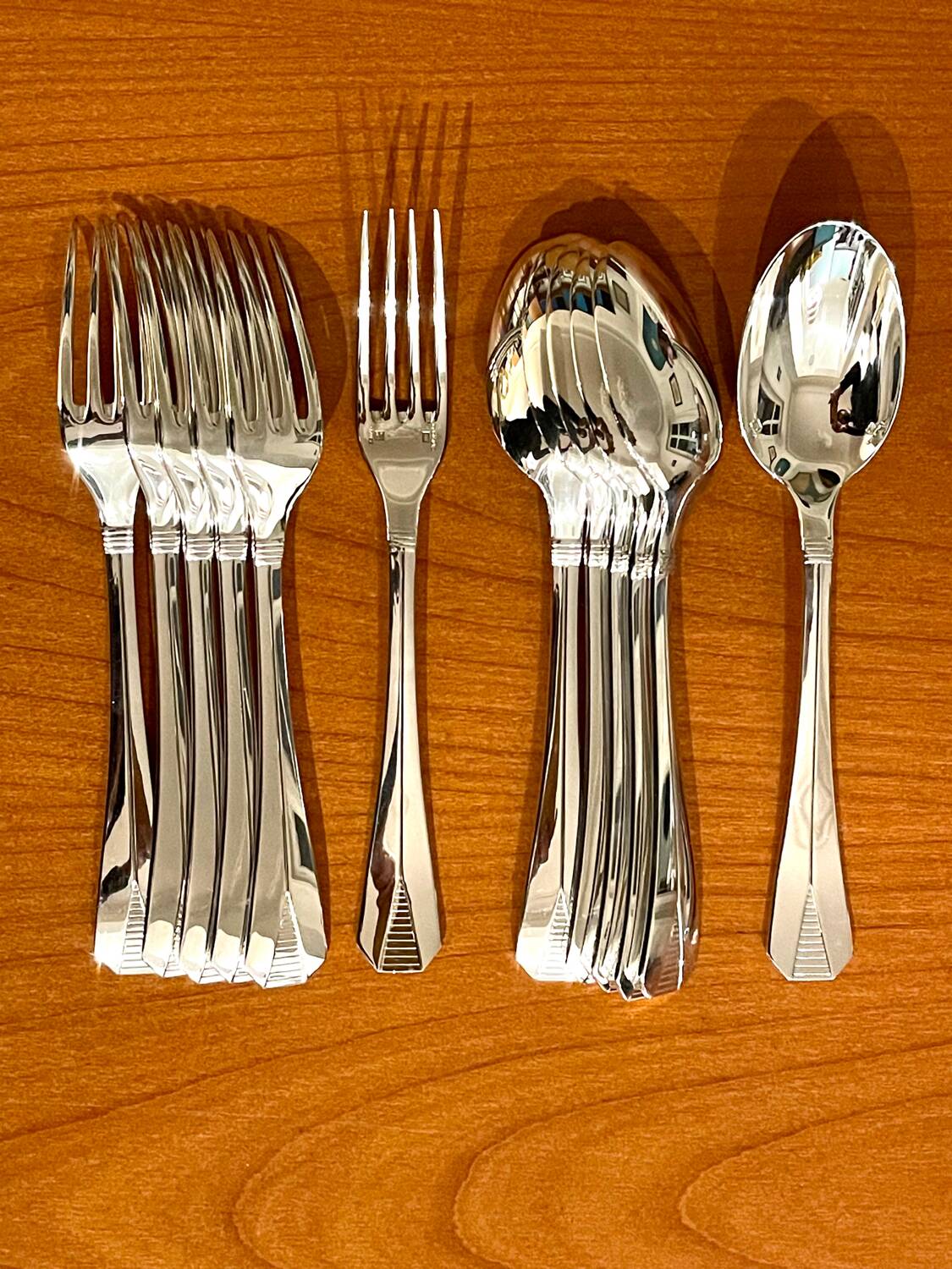 Christofle Atlantide 12 dessert cutlery 17 cm very good summer