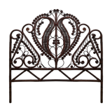 2-seater rattan bedhead