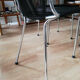 Suite of 6 Chairs and 1 Scoubidou stool André MONPOIX 1960