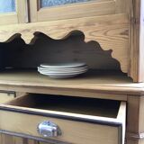 Buffet two bodies in raw pine