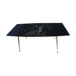 table basse pieds compas