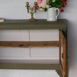 Console, Art Deco glazed sideboard