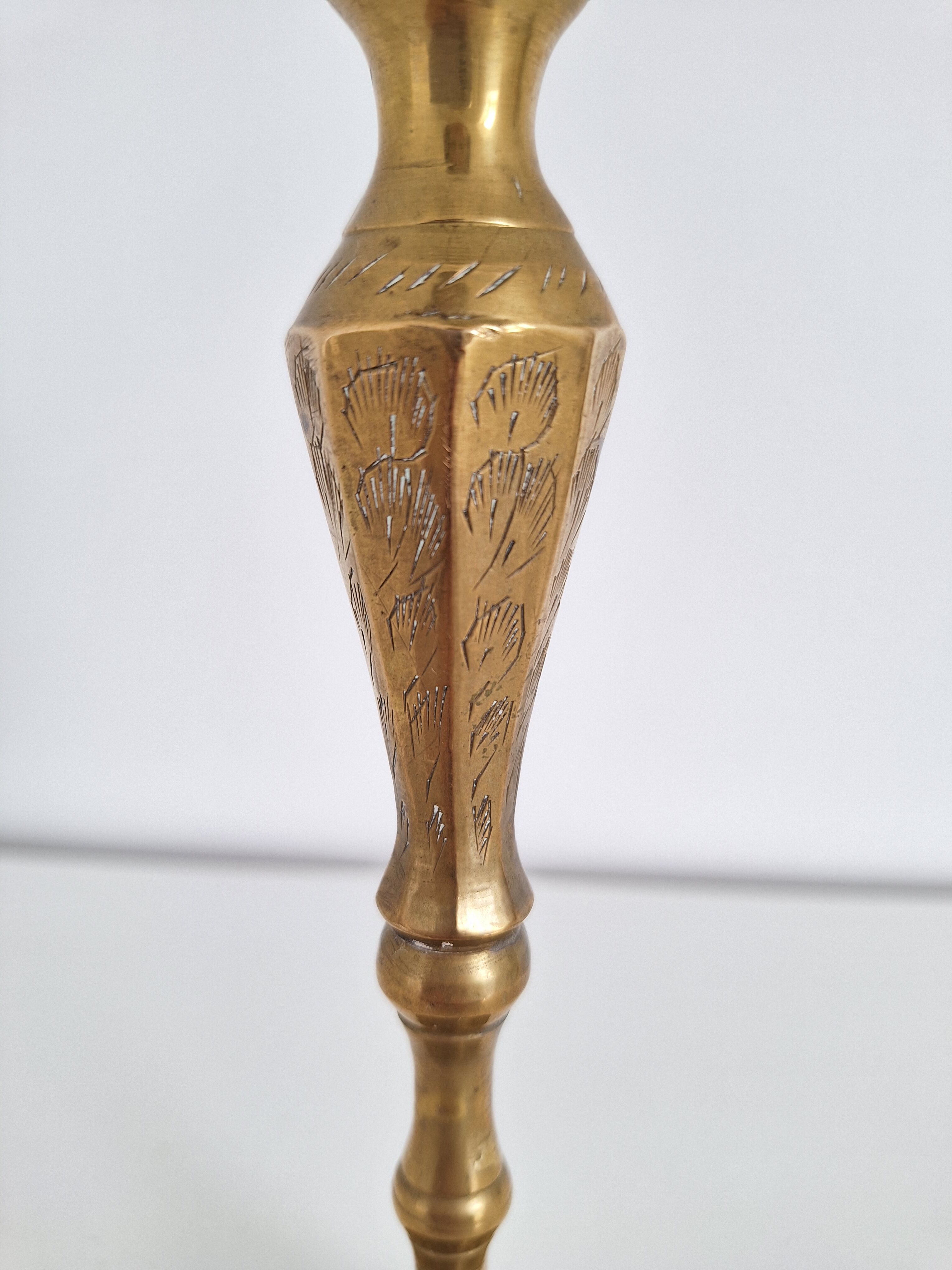 Vintage brass candle holder