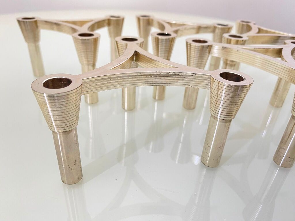 5 modular candle holders varying NAGEL 1970