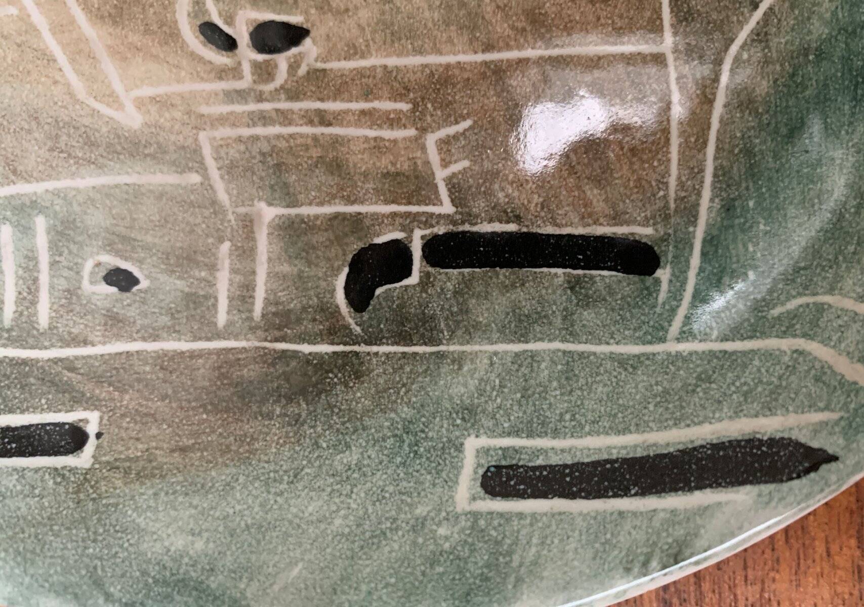 Vintage Italian wall plate