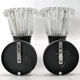 Pair of torch wall light or black and Chrome 60-70s cones