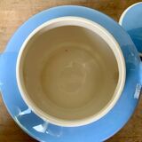 Cafetière ancienne Digoin bleu ciel
