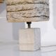 Pair of vintage stone lamps 1970