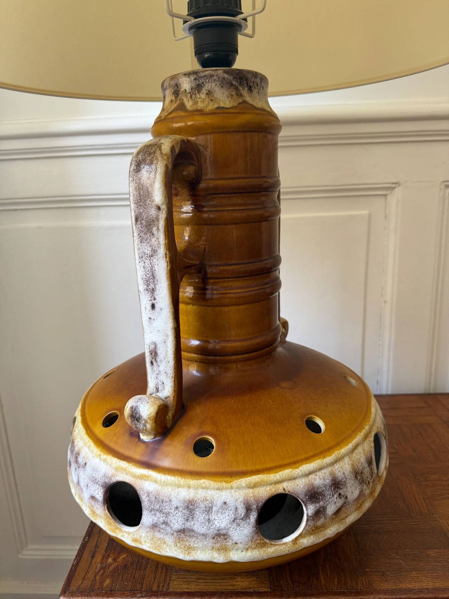 Ceramic sun lamp – Fat Lava Mid century - 60s/70s