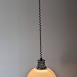 Harvey Guzzini Space Age dlg adjustable pendant lamp circa 1970