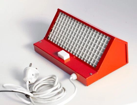 Red Elidus wall lamp designed by Hans-Agne Jakobsson - Sweden, 1970s