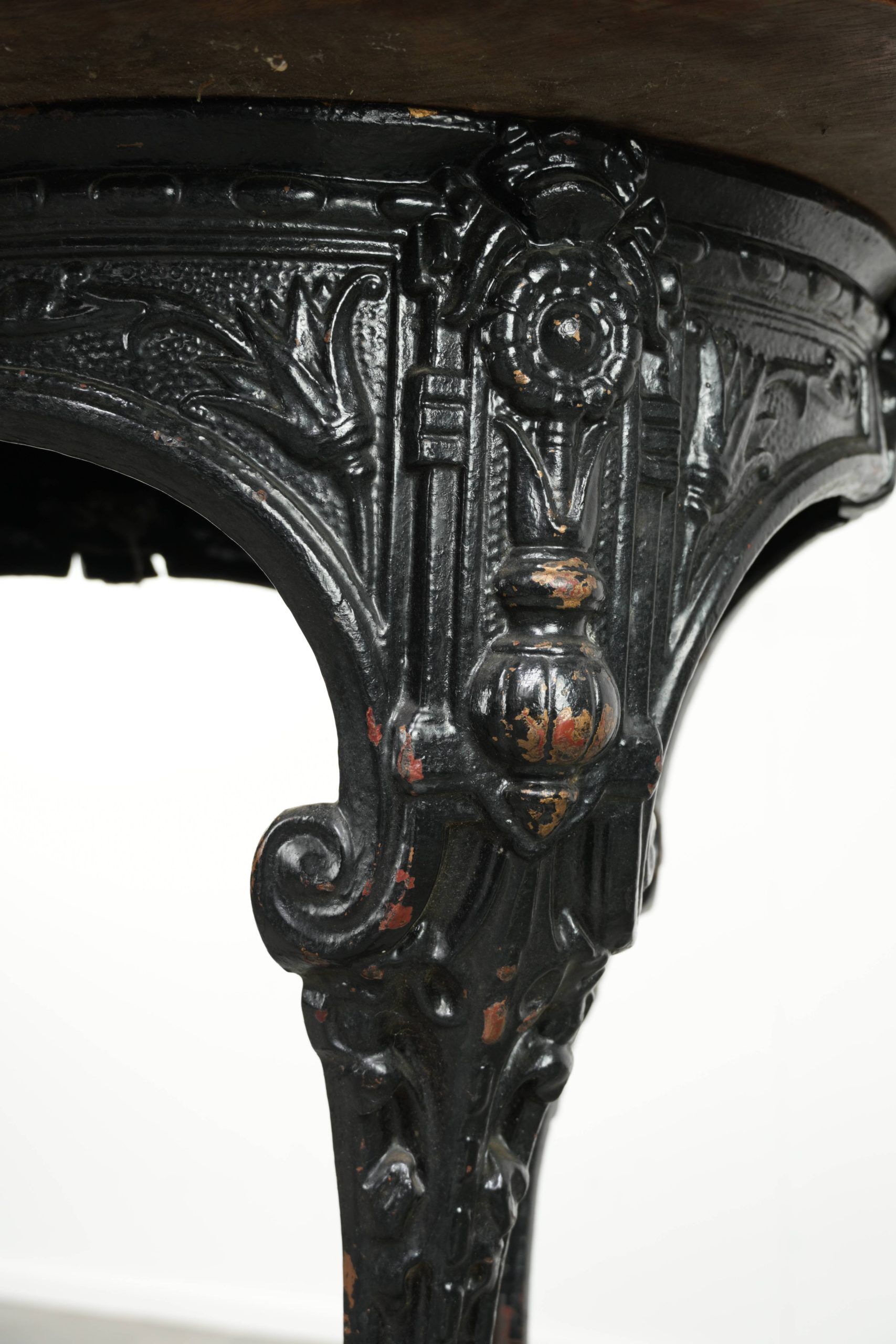 Antique English pub/bistro/side table from the 19th century