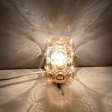 Bubble glass wall lamp by Helena Tynell for Glashütte Limburg, 1960's modernist