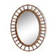 Miroir en bambou vintage