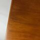 Danish teak round dining table extendable vintage design