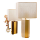 The luco white & yellow gold lacquered finish