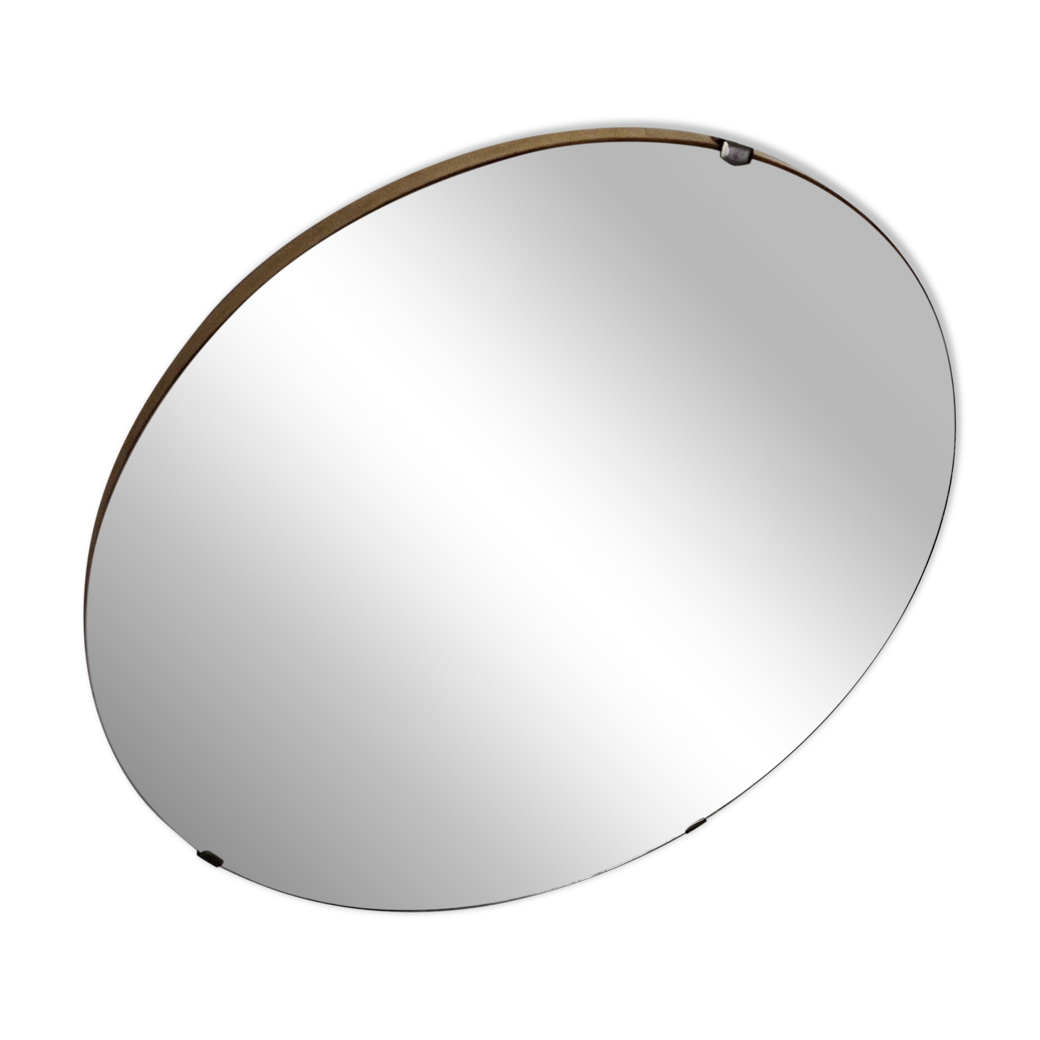 Miroir rond du milieu du siècle des années 1960
