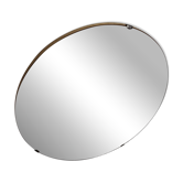 Round midcentury mirror 1960s