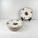 Set of 8 dessert plates "Agreste" Sarreguemines, 20th century