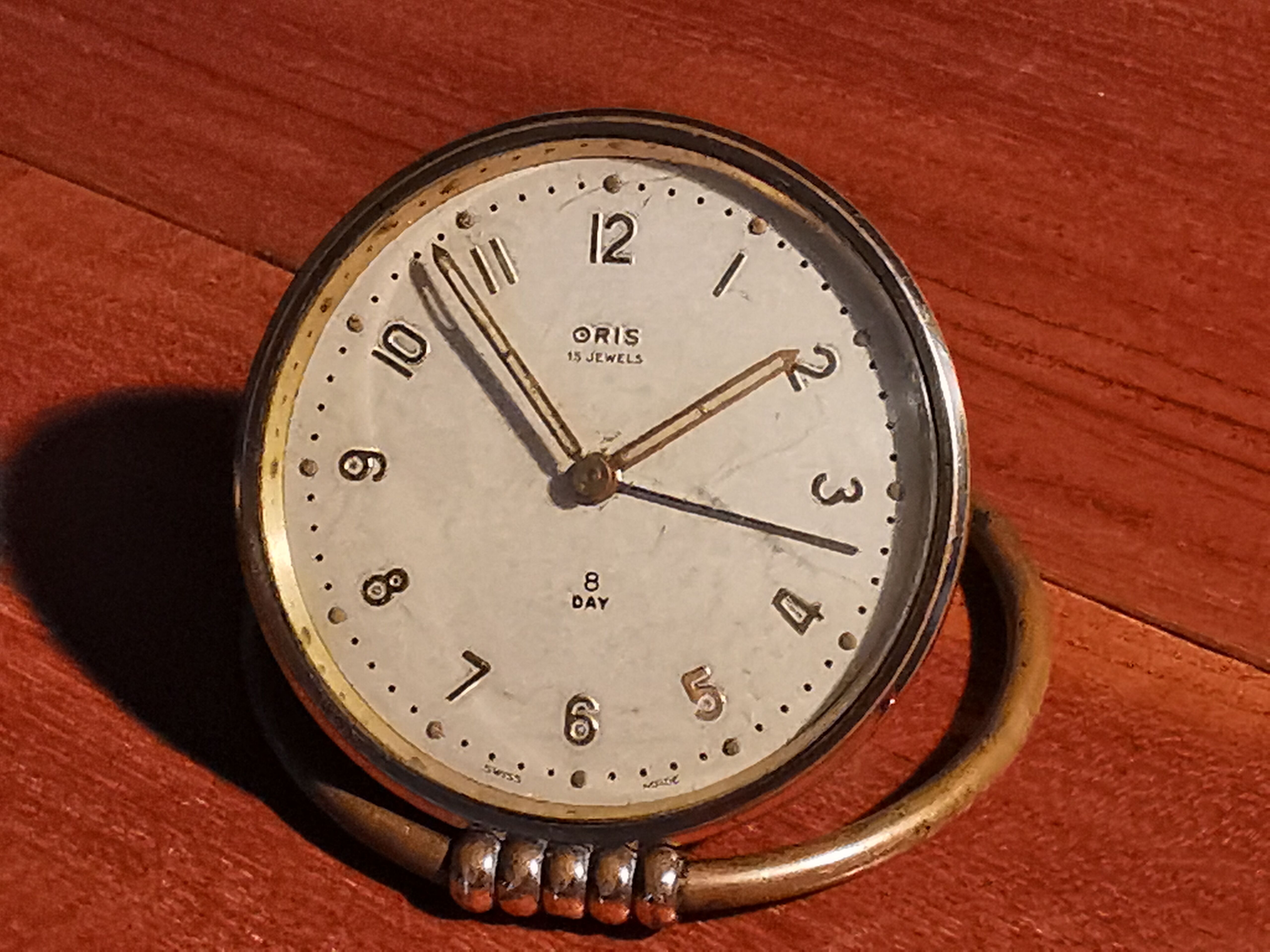 Travel awakening ORIS 8 days 15 jewels Switzerland