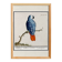 Small poster about the parrot, after an old engraving from 1610.