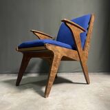 Very rare lounge chair by wim van gelderen for spectrum, 1950s