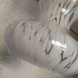 Vintage 70s glass pendant lamp