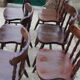 Series of 6 western chairs