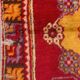 Turkish oushak rug 140x77 cm vintage carpet