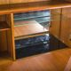 Grande bibliothèque vintage avec bar en teck par Heinrich Riestenpatt, années 1960