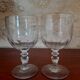 Verres à vin en cristal