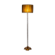 Glass and gilded metal floor lamp, 1950s