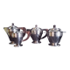 Art Deco silver-plated coffee and tea service, stamped.
