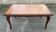 Grande table extensible, marqueterie, chêne, vintage, années 50