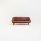 3-Seater Sofa with Great Patina in Brown Leather Upholstery