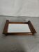 Wood and mirror plateau