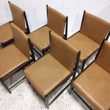 6 chaises modèle Cantu, Sergio Rodrigues, édition Brésilienne 1960