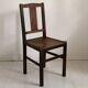 Pair of vintage bistro chairs from the 1950s