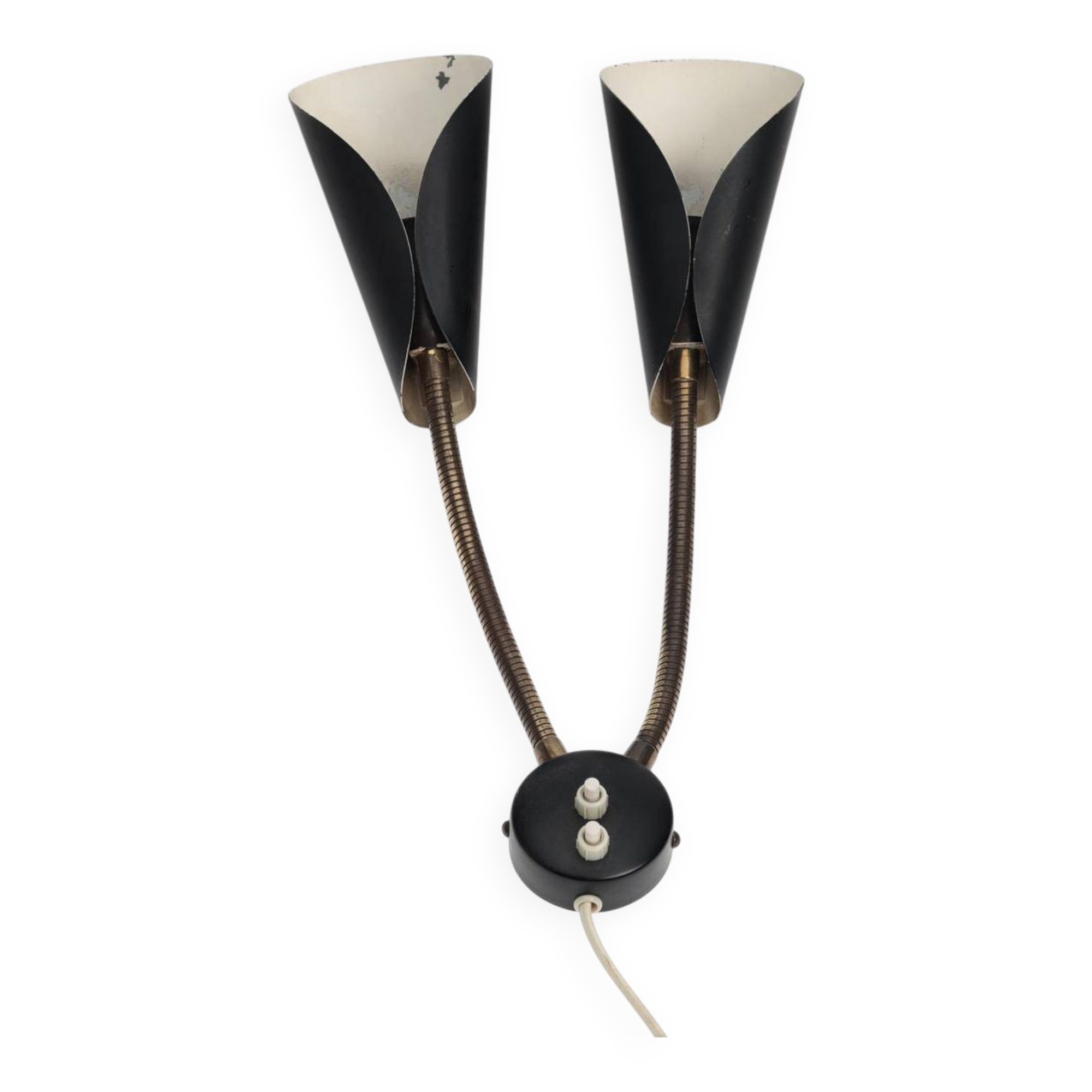 double articulated wall light - Denmark 1960s