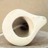 White anthropomorphic ceramic lamp, 1950s