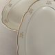 Raviers Villeroy & Boch Mettlach ivory and gold, model 7101