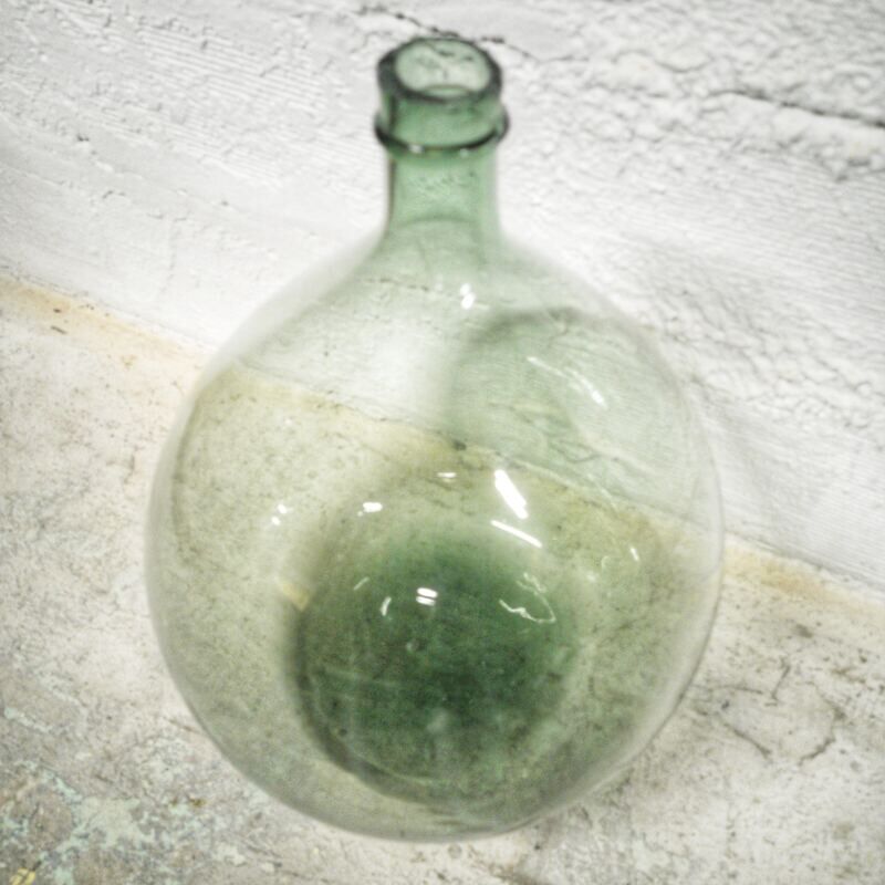 Lady Jeanne green in blown glass