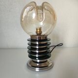Space age chrome and plexiglass lamp from the 70s