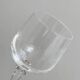 6 white wine glasses in chiseled crystal with floral motifs Matignon model.