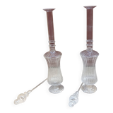 Pair of carafes with pipettes / Decorative carafes / Perfume bottles