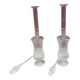 Pair of carafes with pipettes / Decorative carafes / Perfume bottles