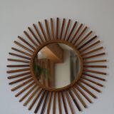 Rattan sun mirror 400mm